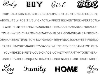 Technique Tuesday - Borderline Stamp Sets - Domestic Bliss  (sold individually)